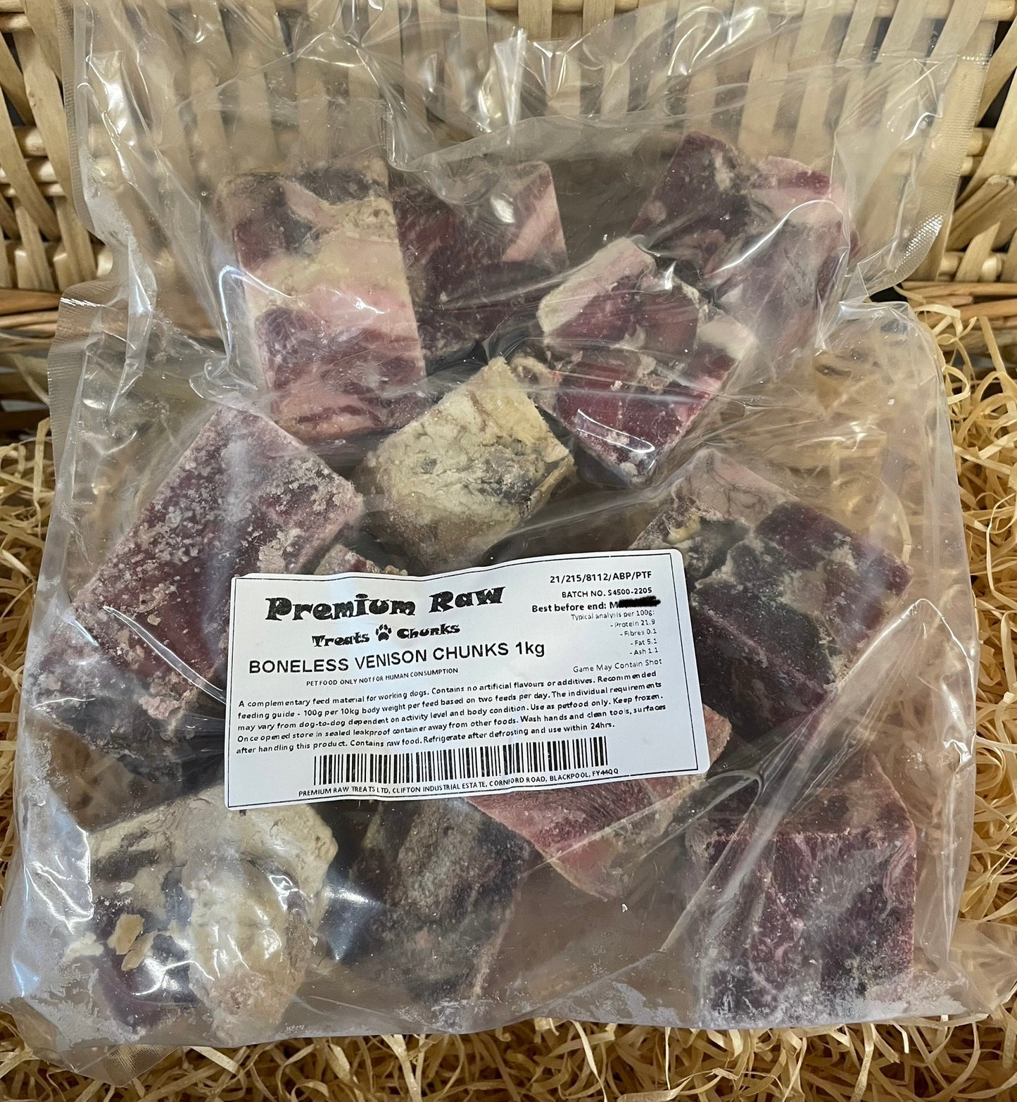 Venison Chunks - approx 1kg