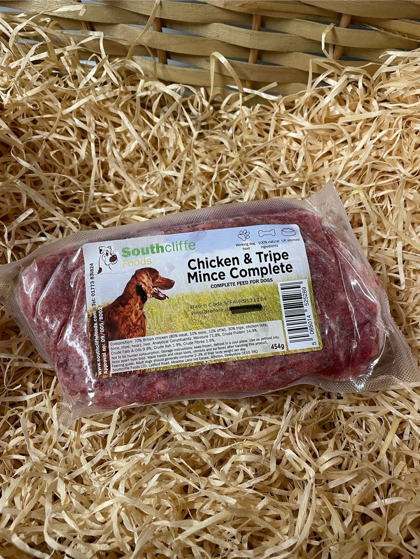 Southcliffe 80/10/10 Chicken & Tripe. 80/10/10 Balanced, Raw Dog Food