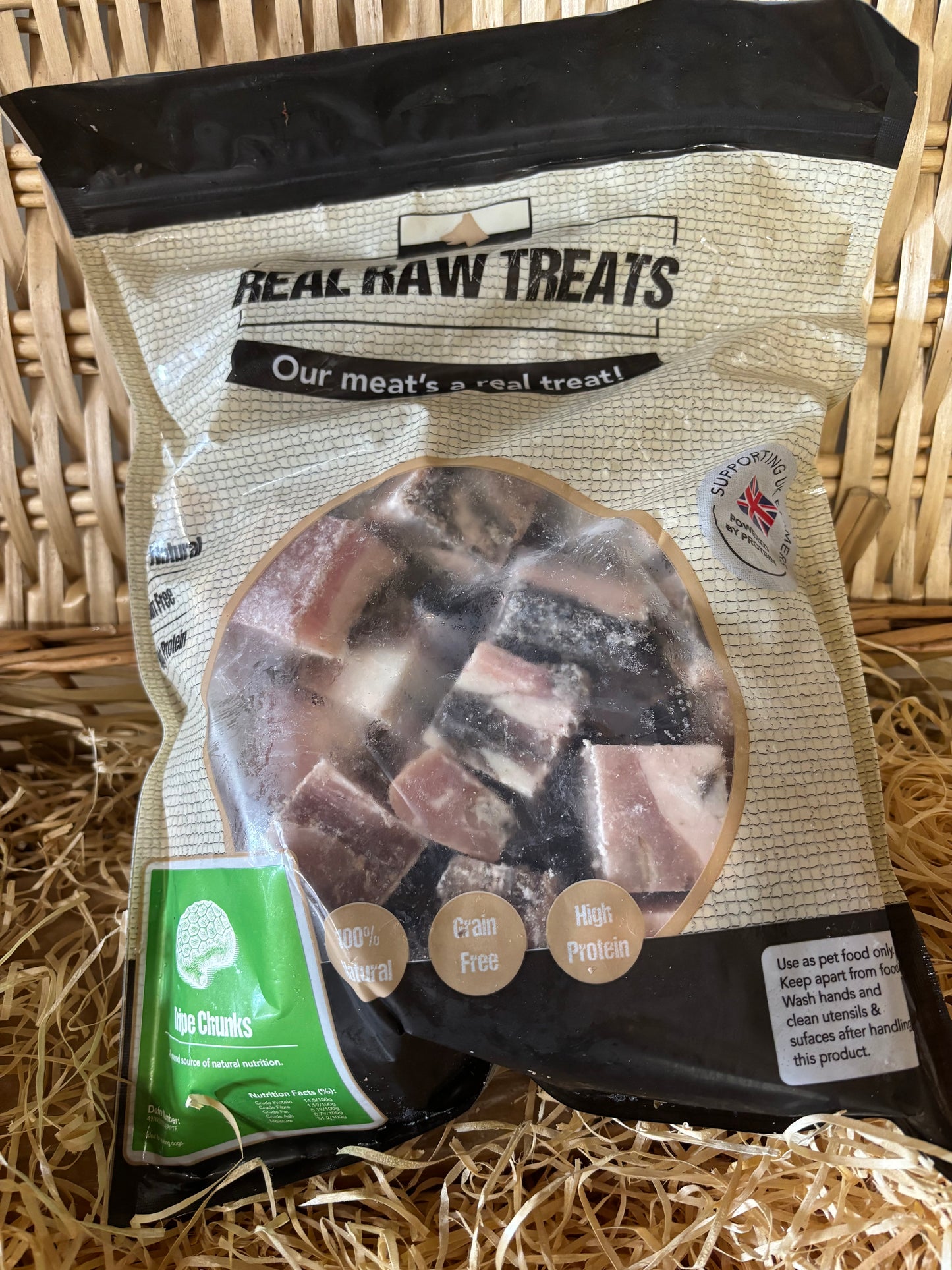 Lamb Tripe Chunks - Raw.