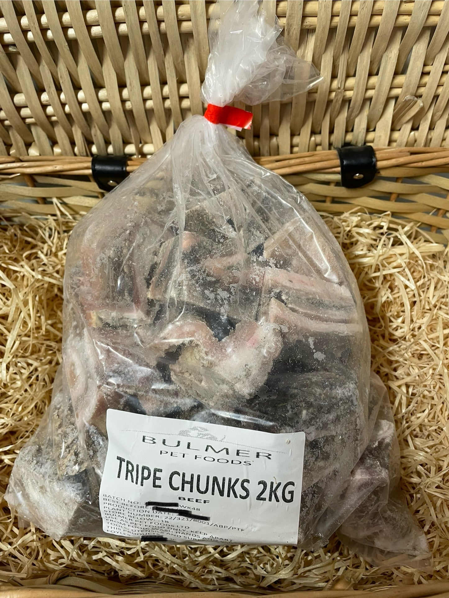 Beef Tripe Chunks - Raw.
