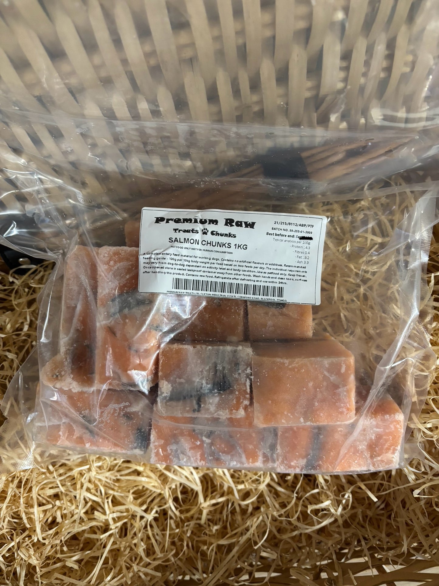 Fish - Salmon Chunks - Raw.