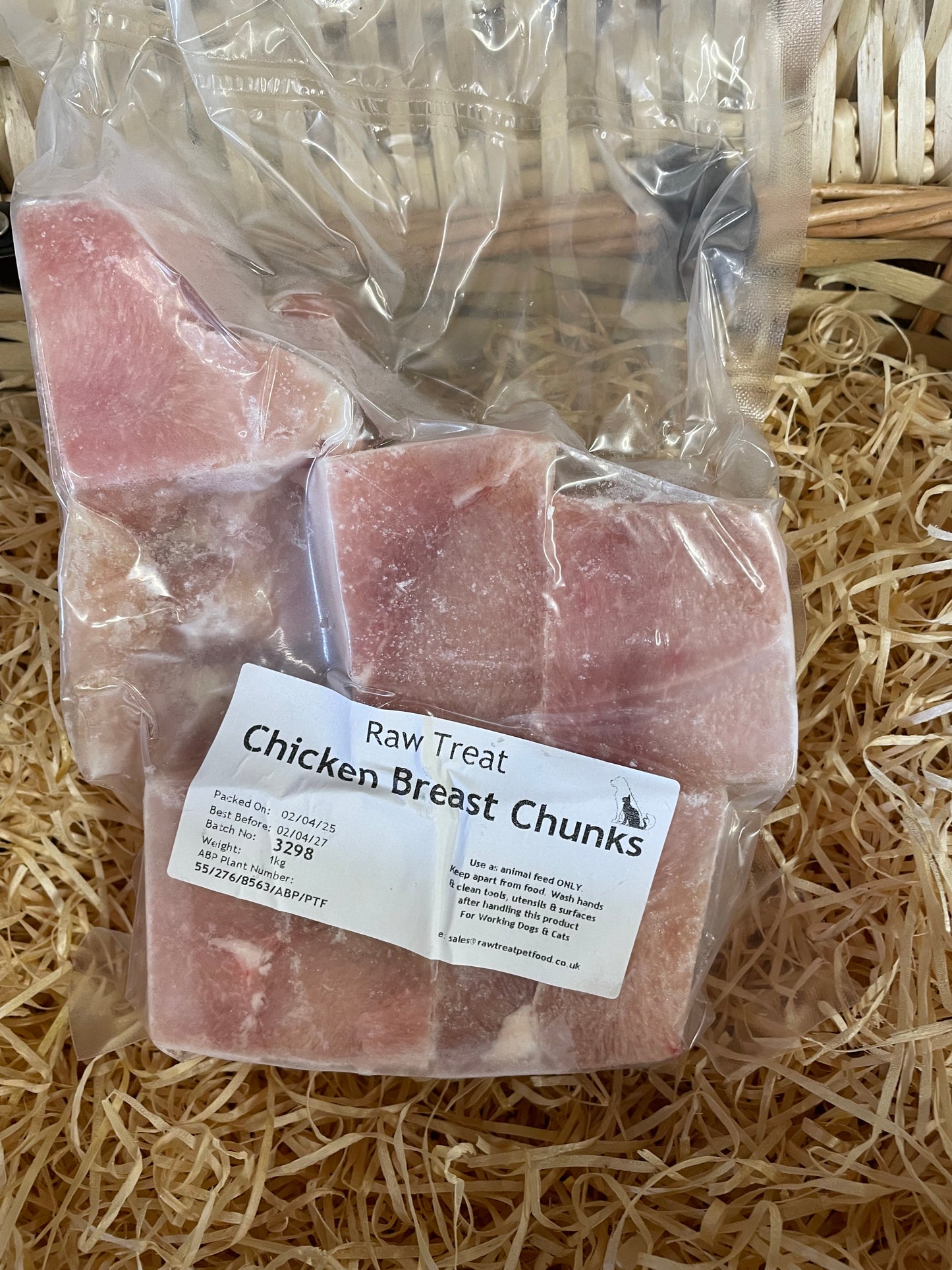 Chicken Chunks, Raw - approx 1kg or 2KG