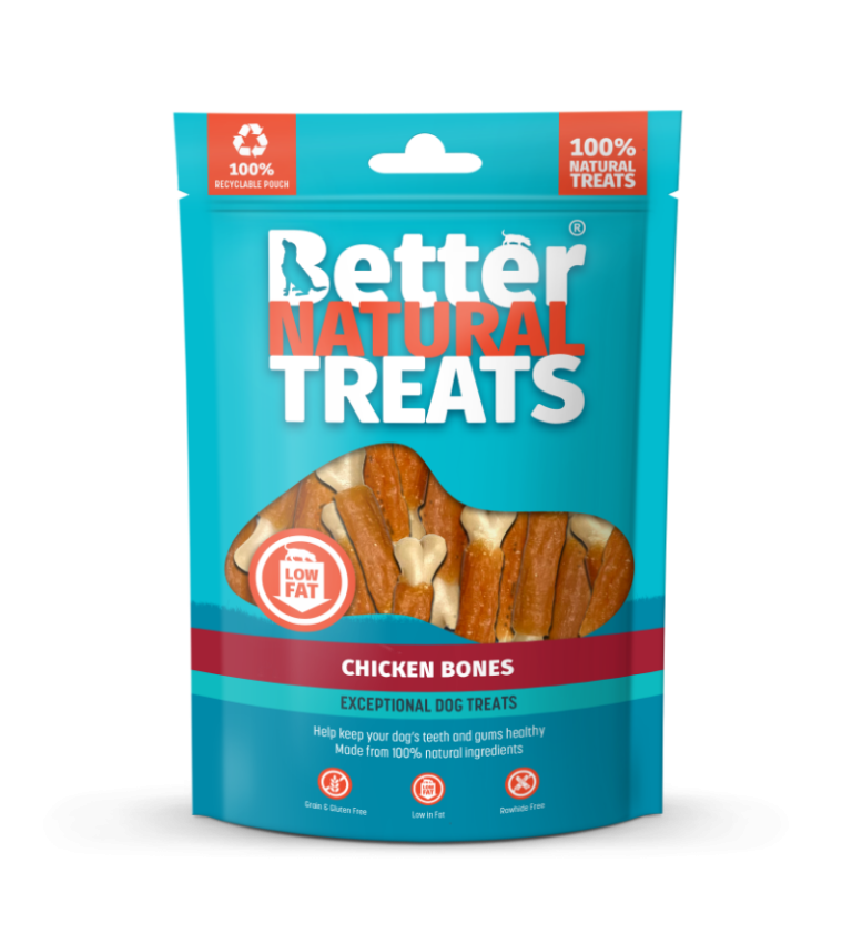 Chicken Bones 90g. Low Fat Range.