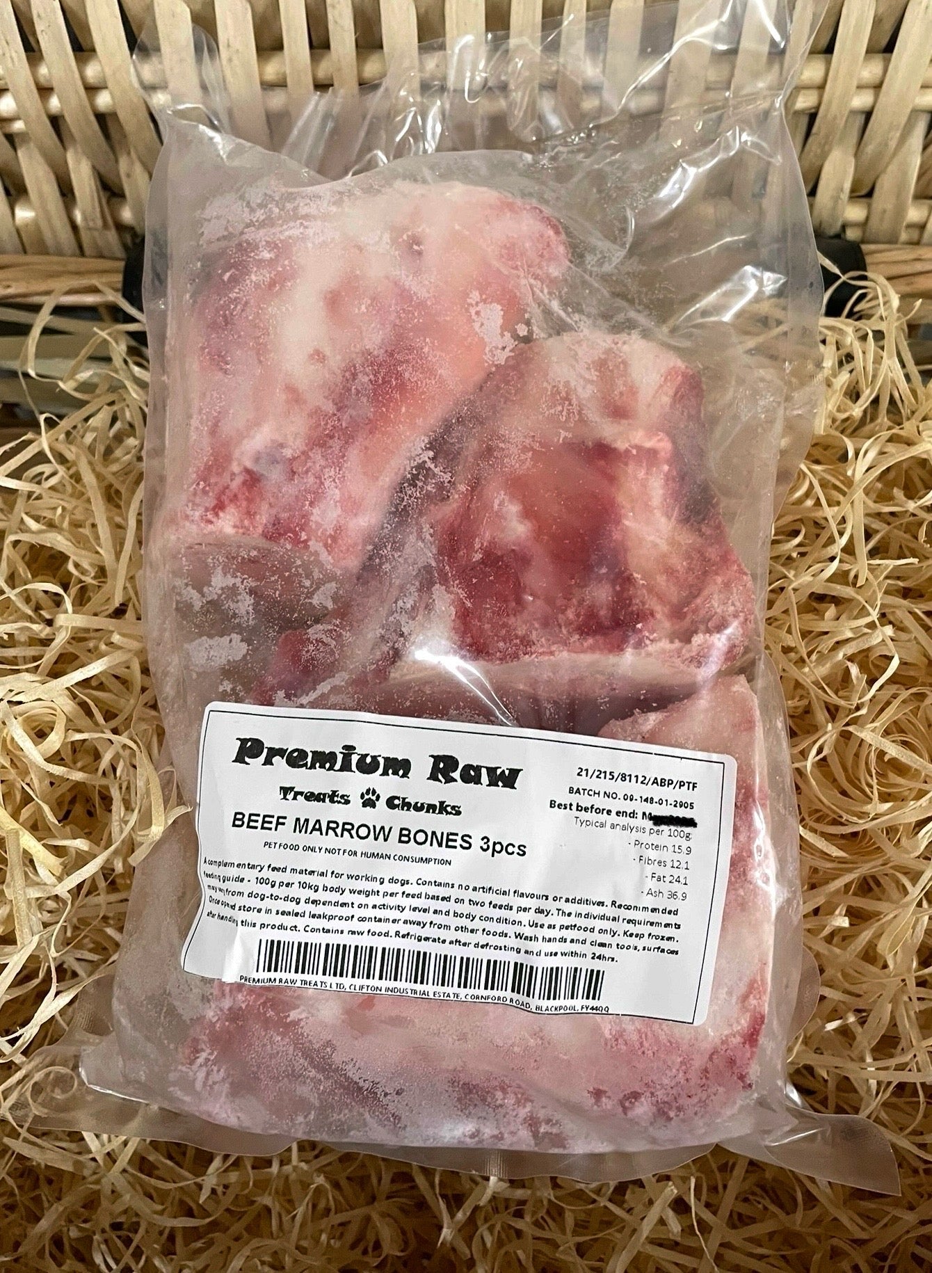 Beef Marrow Bones - Raw.