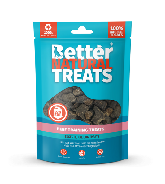 Beef Training Treats 90g (Contain Chicken).  Low Fat Range.