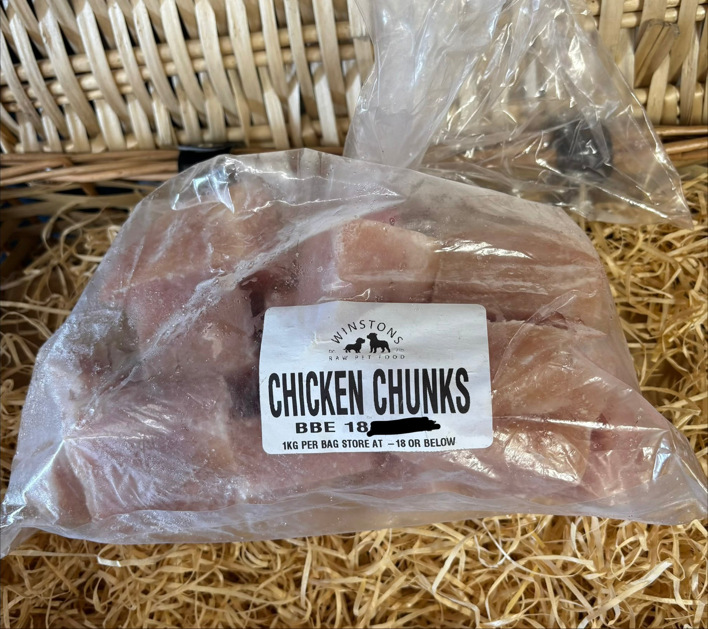 Chicken Chunks, Raw - approx 1kg
