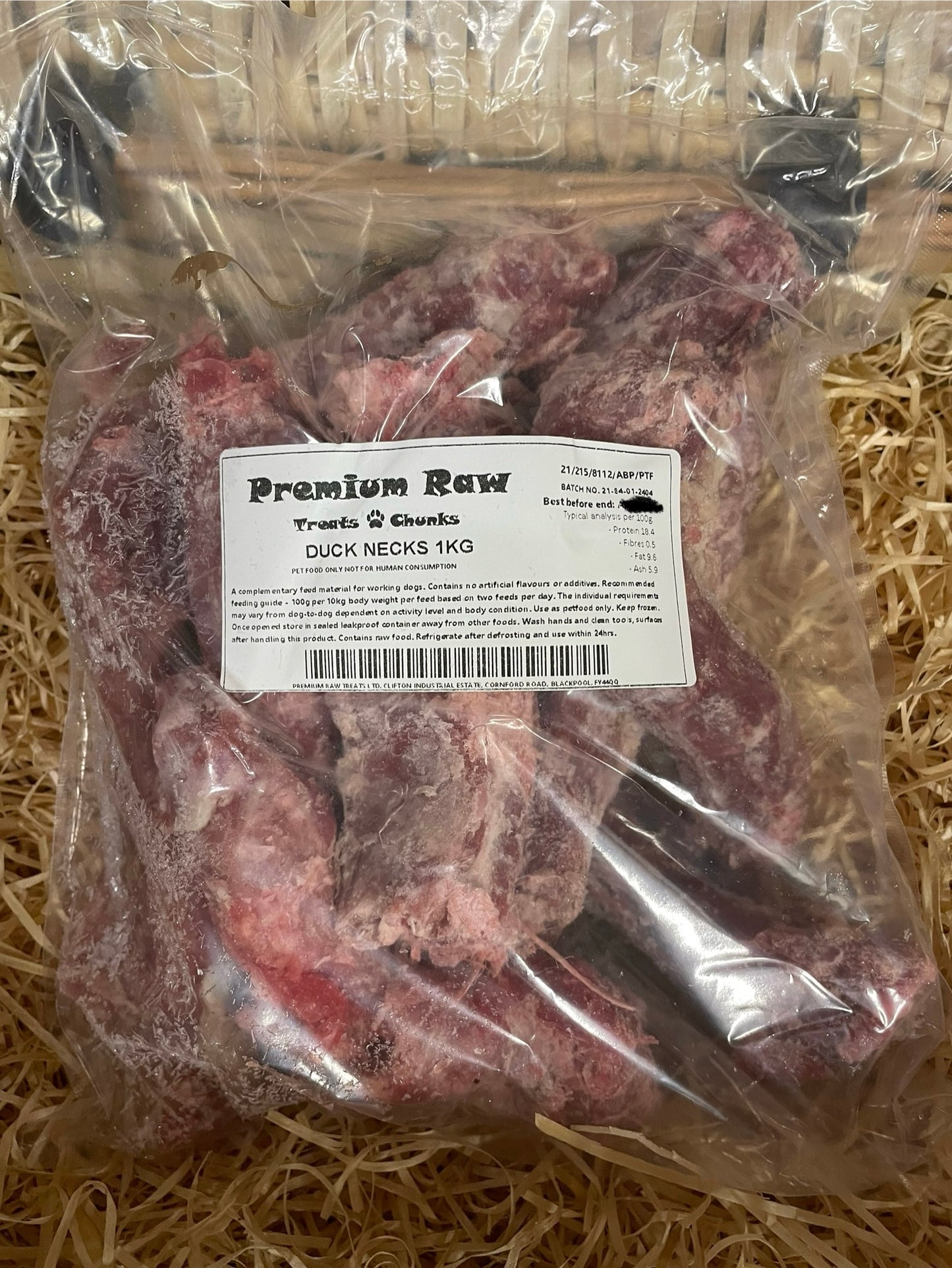 Duck Necks - Raw.