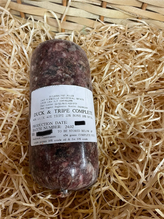 Bulmer Duck & Beef Tripe 80/10/10 Mince.