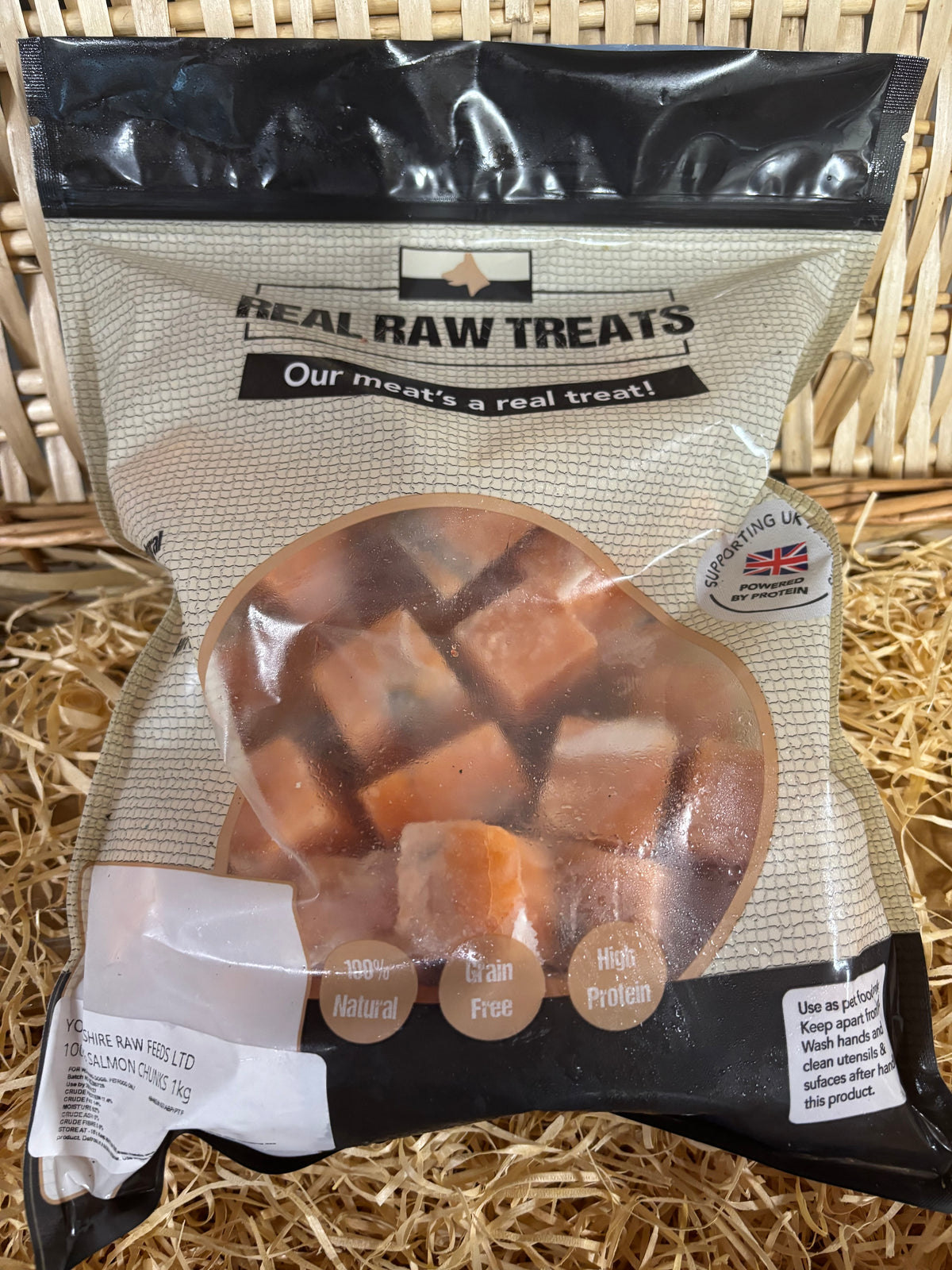 Fish - Salmon Chunks - Raw.