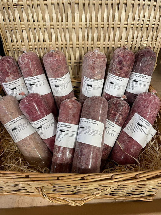 A Mixed Pack of Orderpetfood.co.uk (made by Yorkshire Raw) 80/10/10 Minces