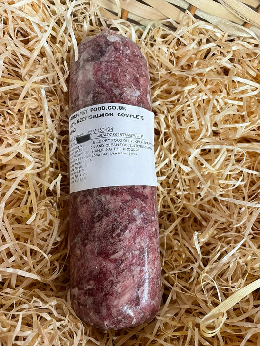 Orderpetfood.co.uk Beef and Salmon 80/10/10 Mince