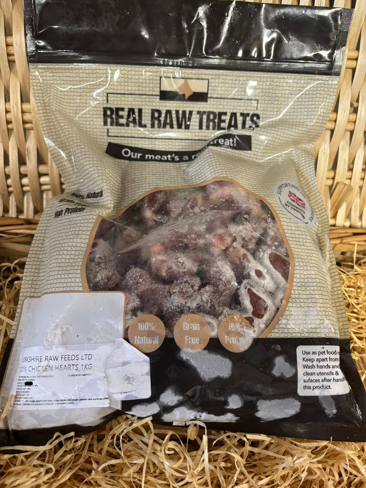 Hearts - Chicken. Raw - Approx 1kg
