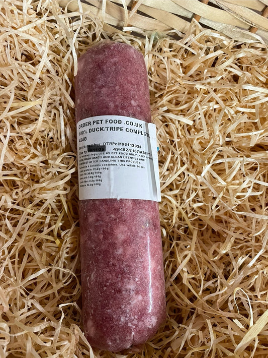 Orderpetfood.co.uk Duck & Ox Tripe 80/10/10 Mince