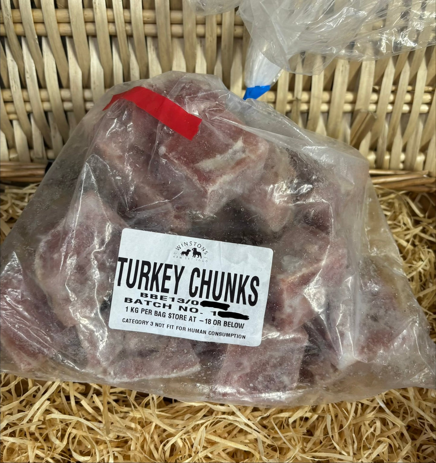 Turkey Chunks. 1kg Approx.