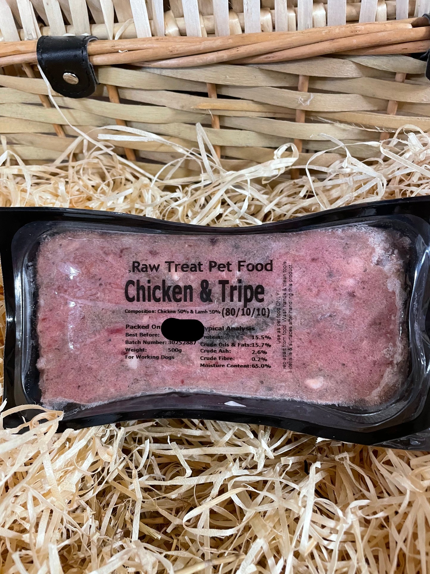 Raw Treat Chicken & Lamb Tripe 80/10/10