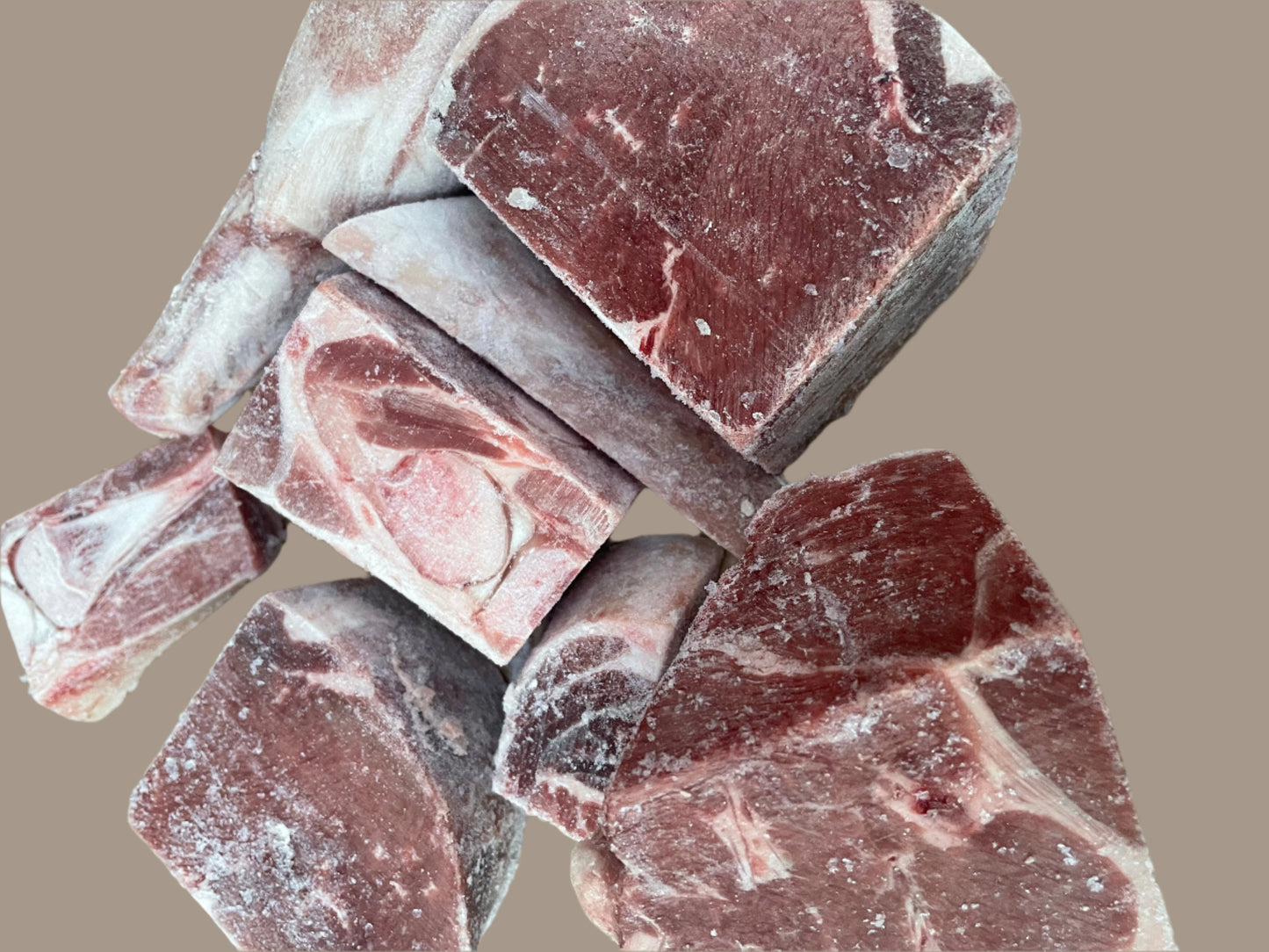 Lamb Chunks with Bone. Approximately 1KG