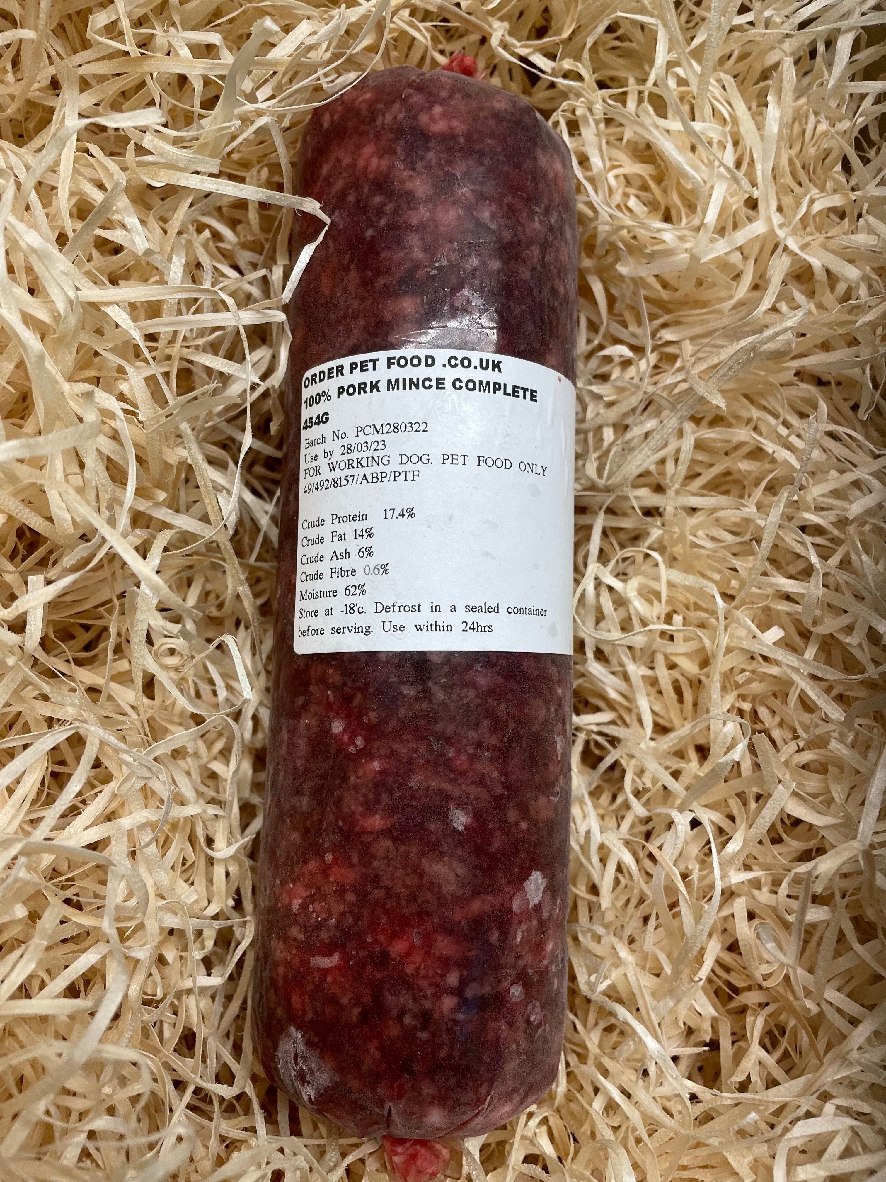 Orderpetfood.co.uk Pork Complete 80/10/10. TheRawFoodWarehouse