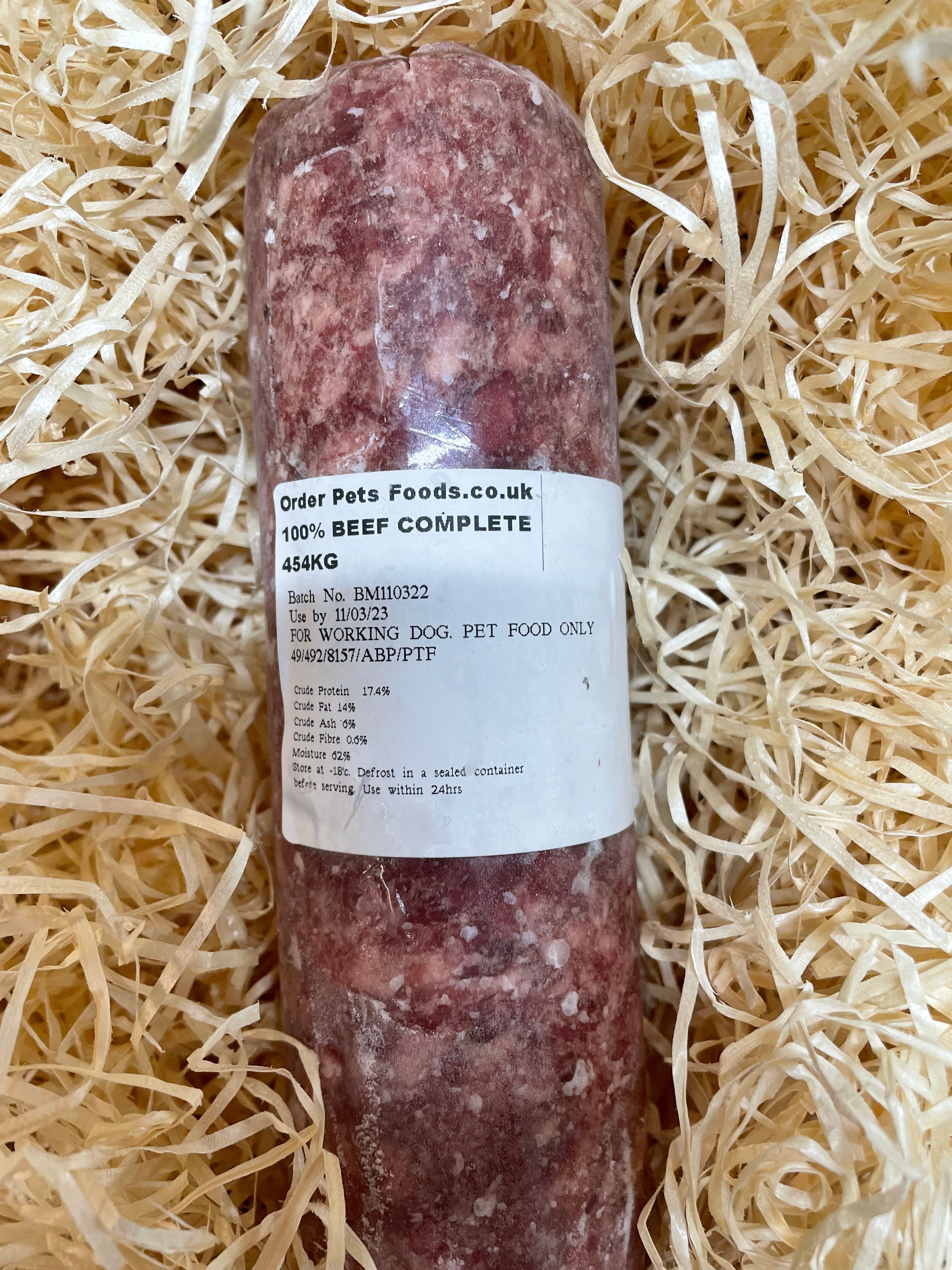 Orderpetfood.co.uk Best Beef Complete 80/10/10. TheRawFoodWarehouse