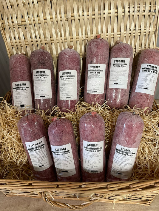 A Mixed Pack of Stobart Premium Raw 80/10/10 Minces