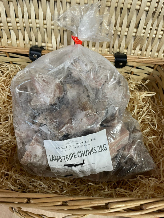 Lamb Tripe Chunks - Raw.