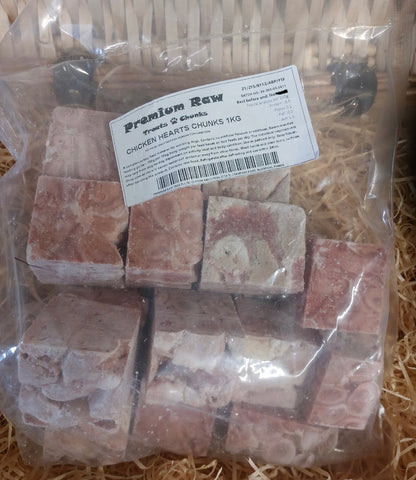 Hearts - Chicken.  Raw -  Approx 1kg