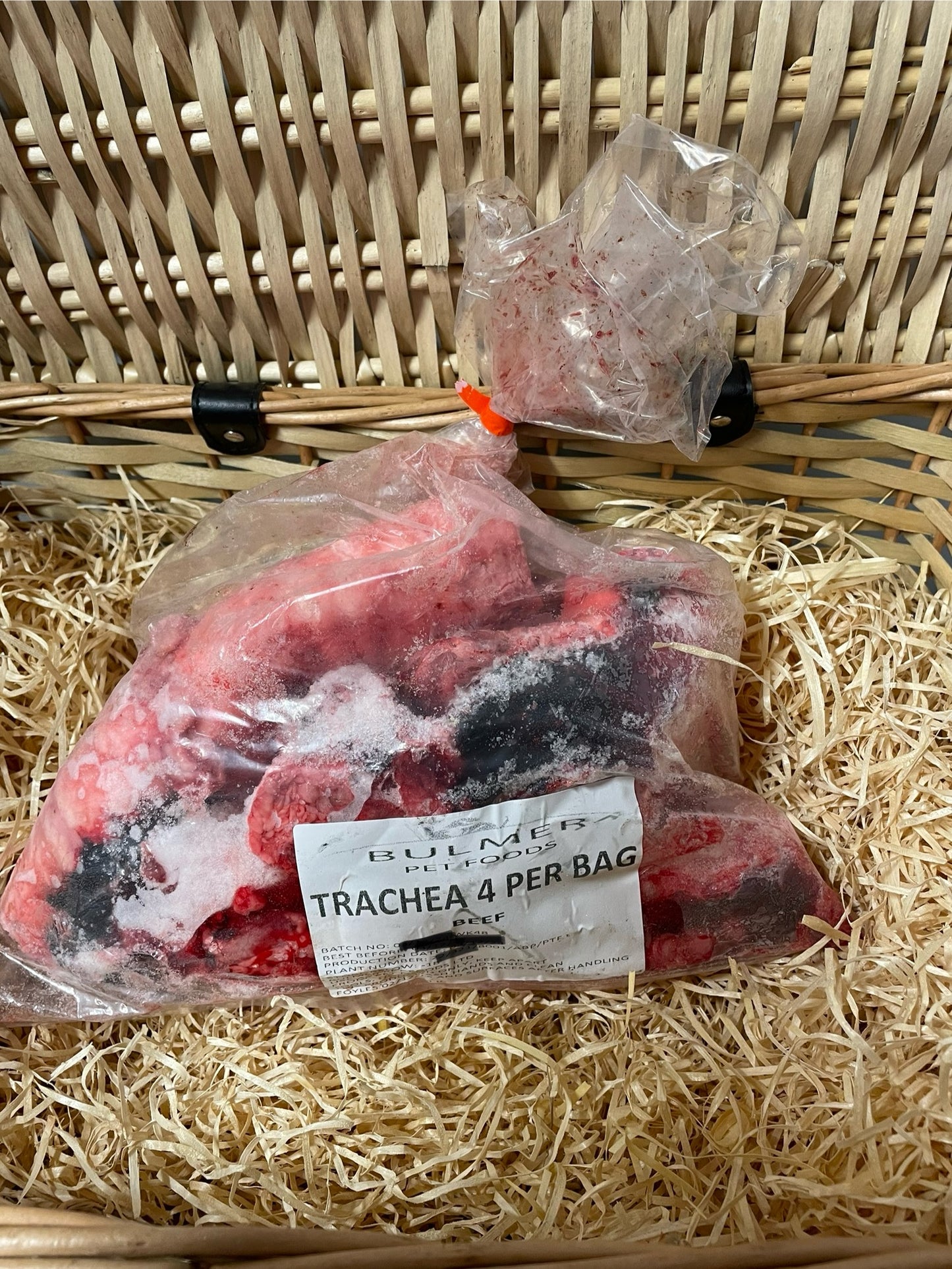 Trachea - Beef.  Raw.