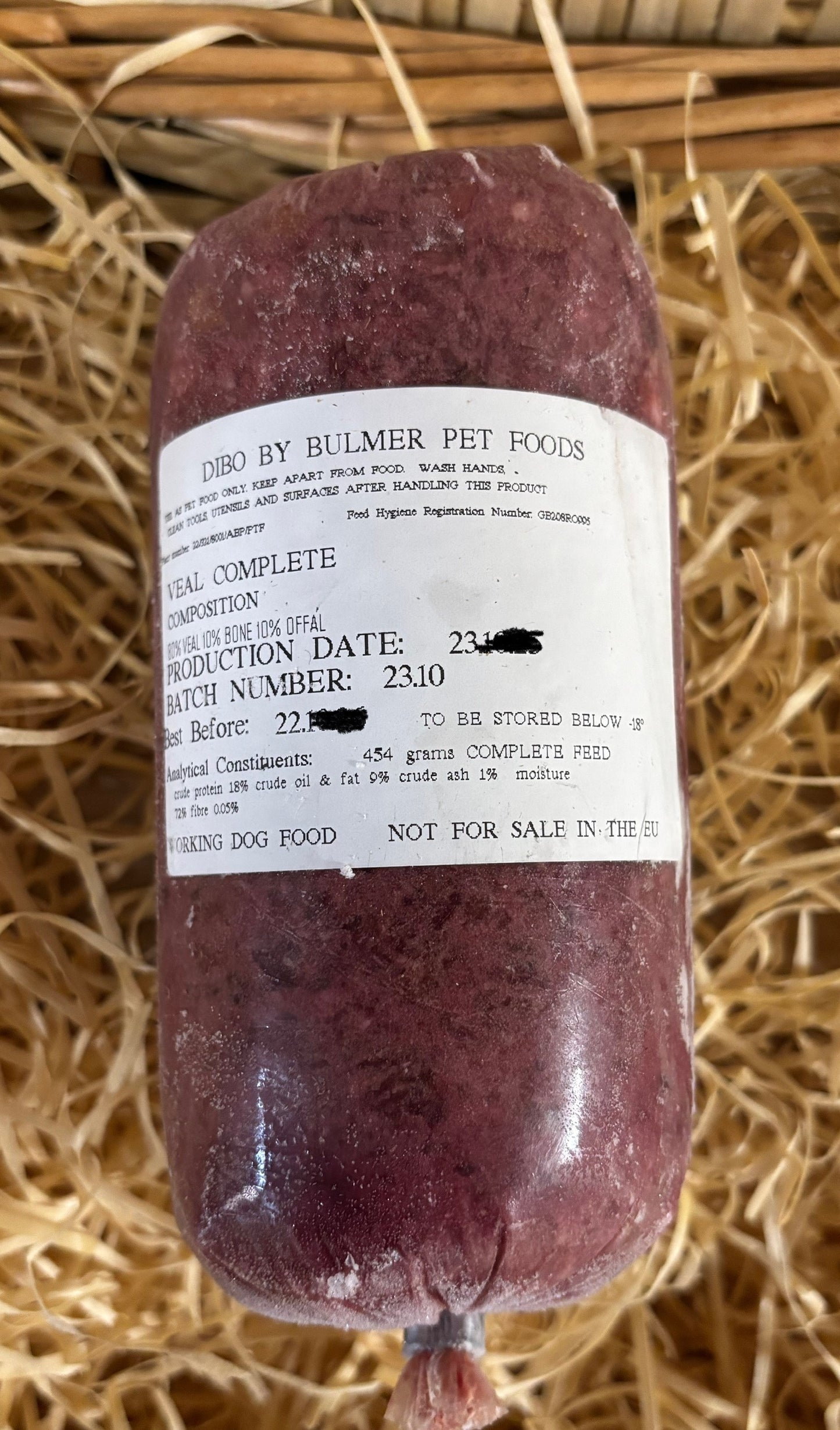 Dibo by Bulmer Veal 80/10/10 Mince.