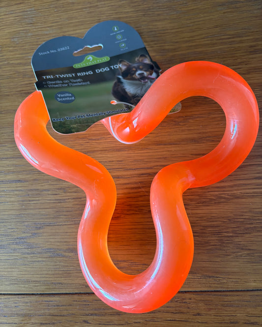 Tri-Twist Ring Dog Toy