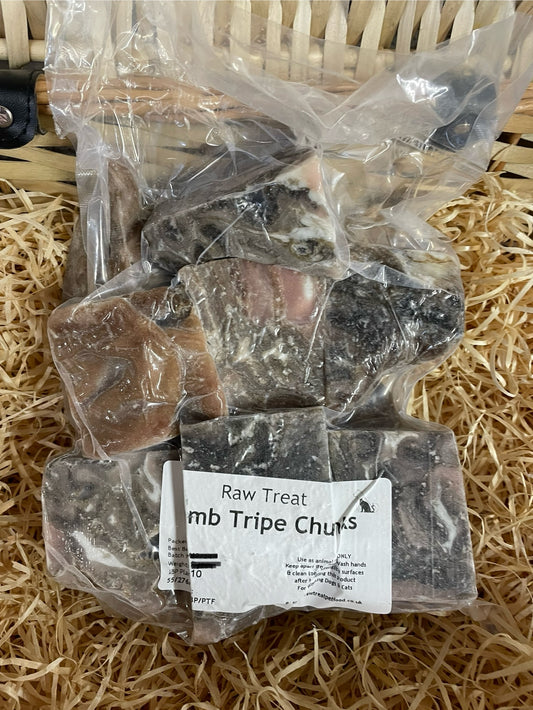 Lamb Tripe Chunks - Raw.