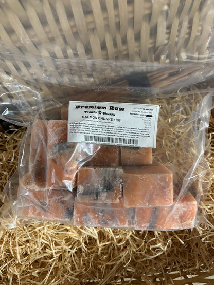 Fish - Salmon Chunks - Raw.