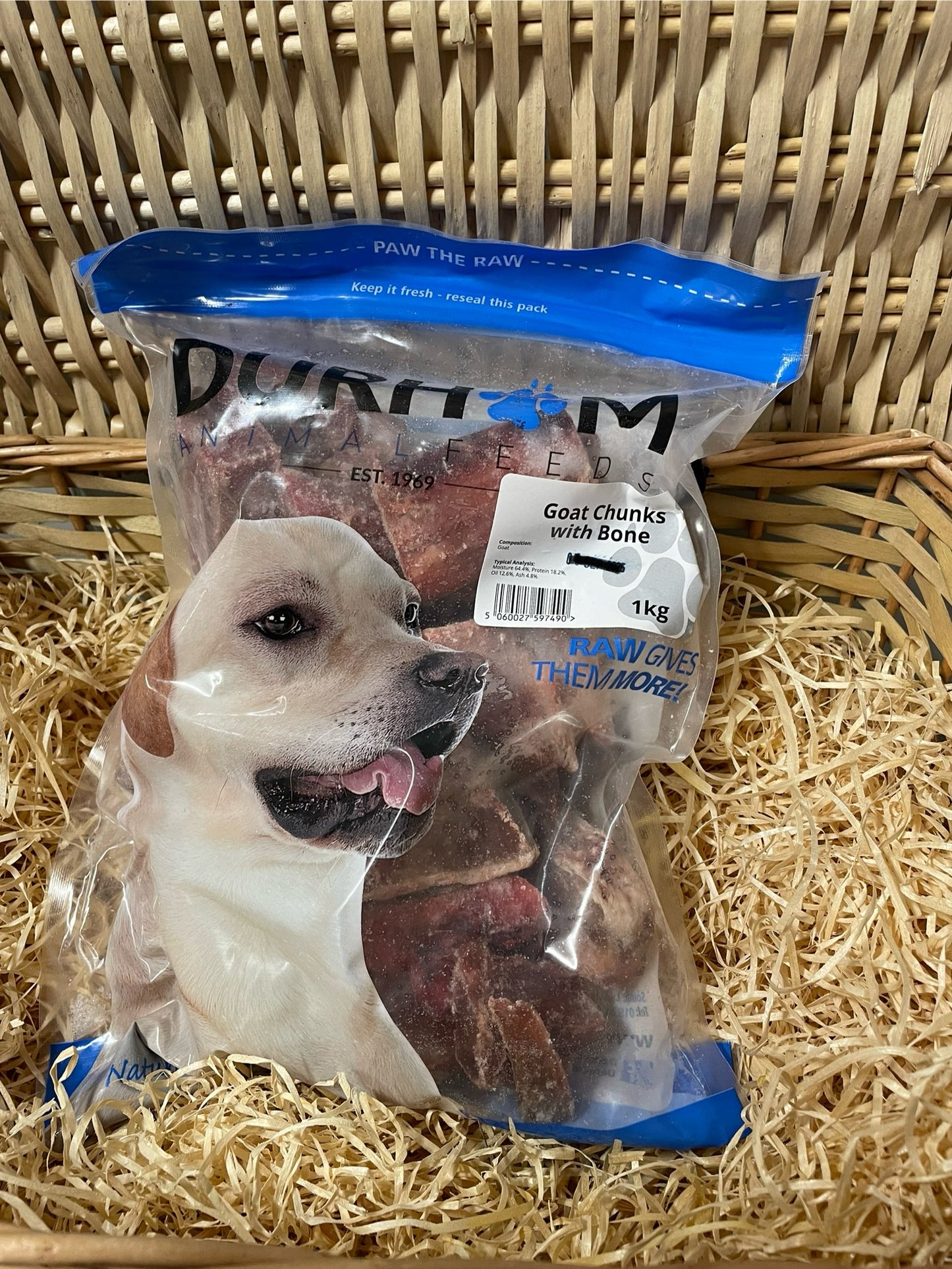 Goat Chunks with Bone DAF - Approx 1kg