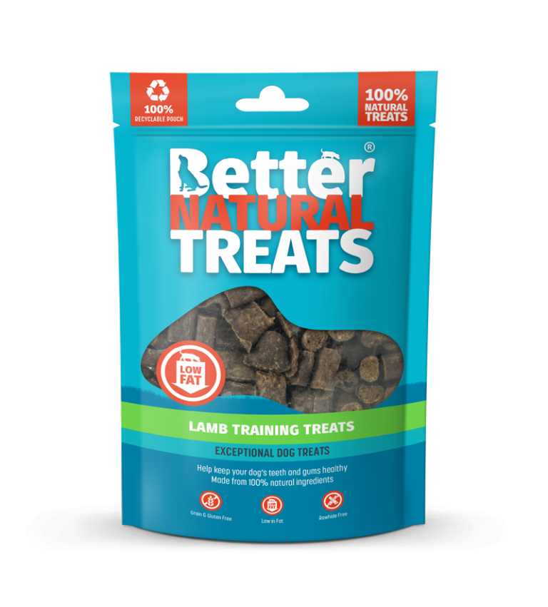 Lamb Training Treats 90g (contain duck).  Low Fat Range.