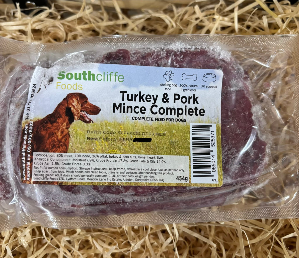 Turkey & Pork 80/10/10 Mince.  Southcliffe.