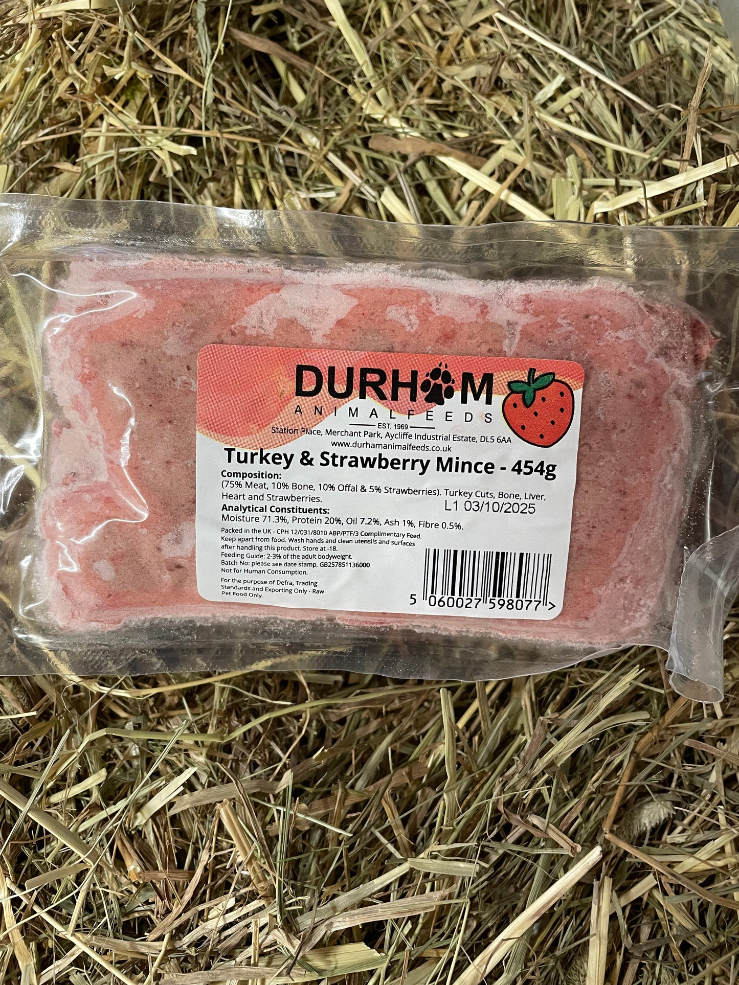 DAF Turkey & Strawberry 75/10/10/5 Mince