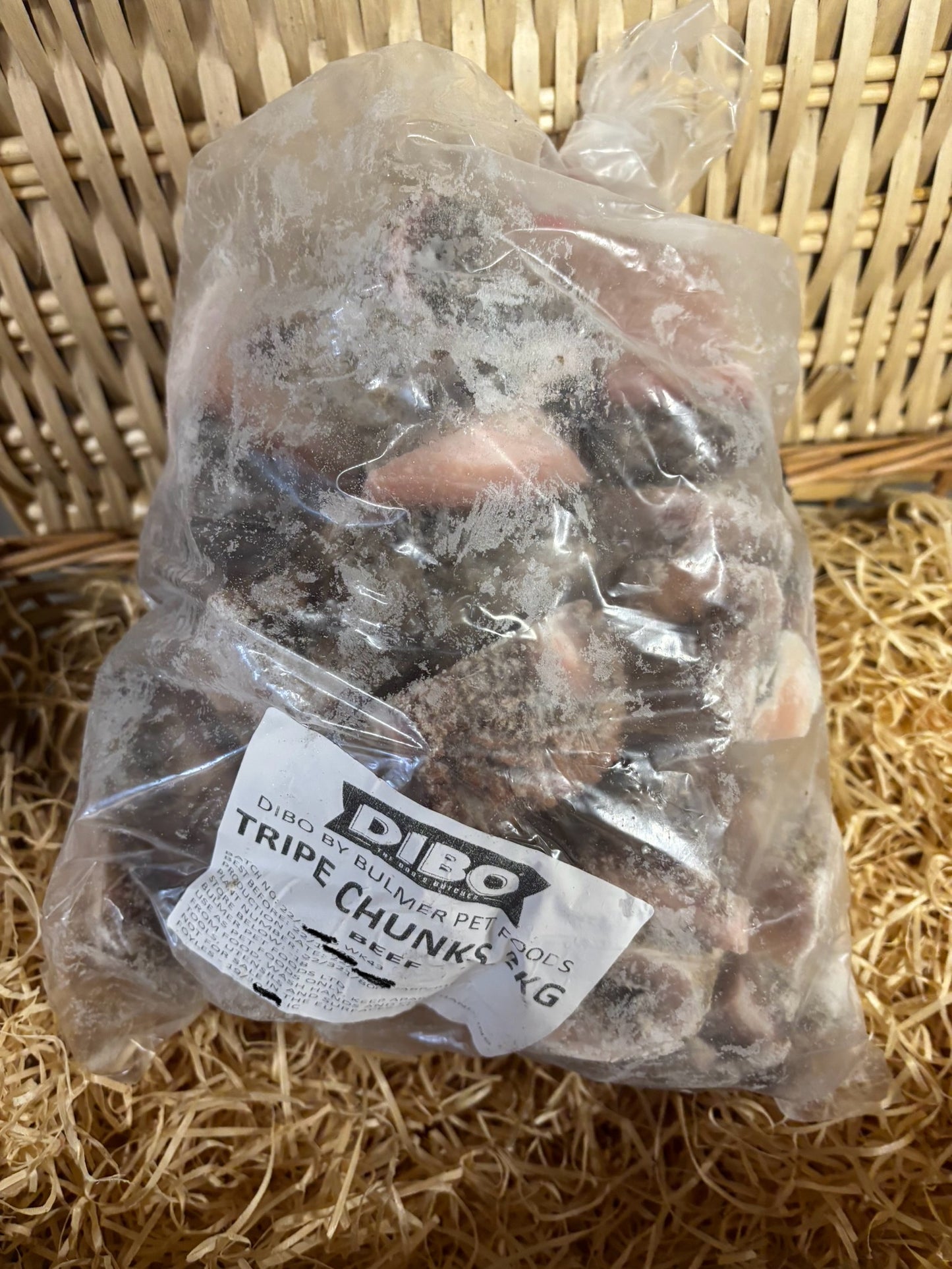 Beef Tripe Chunks - Raw.