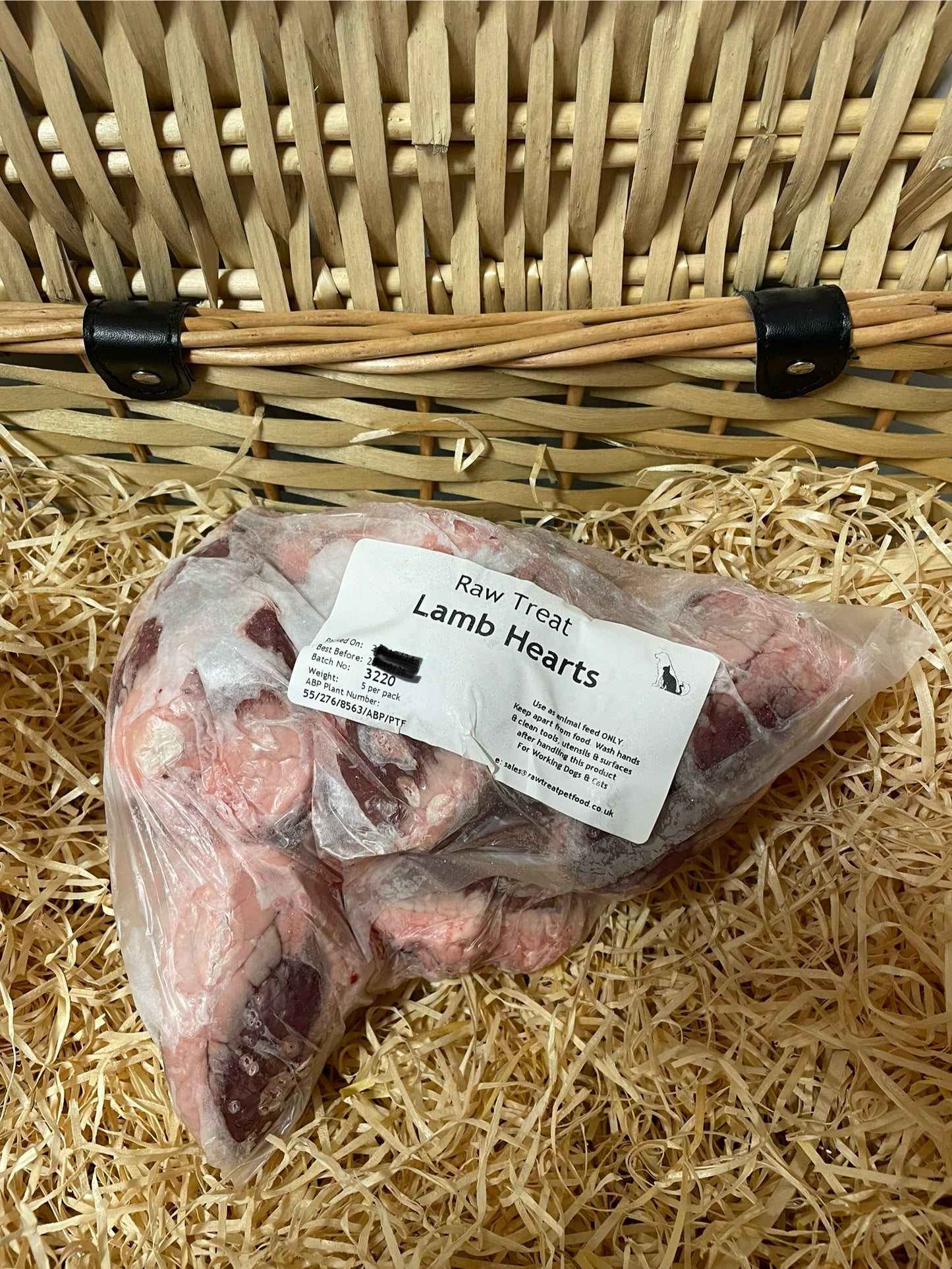 Lamb Hearts - RAW - Approx 1kg (5 hearts)