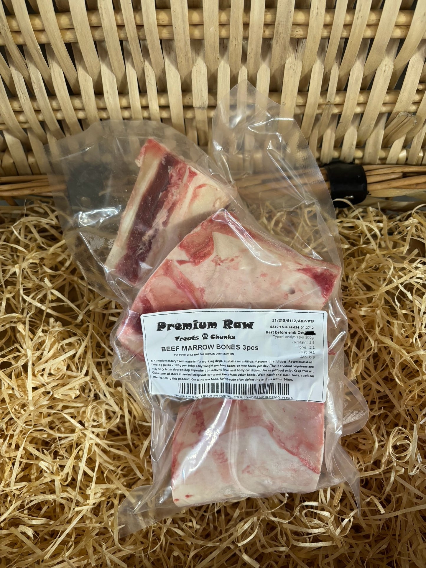 Beef Marrow Bones - Raw.