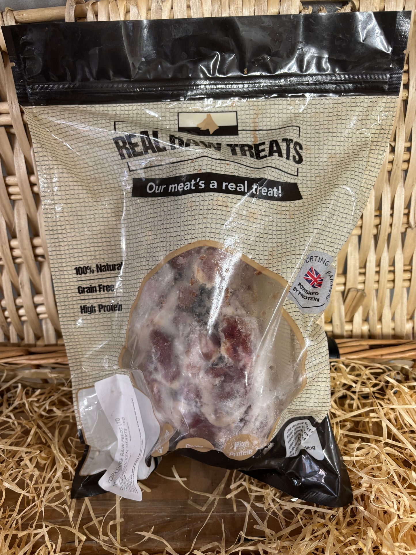 Hearts - Chicken Hearts.  Raw -  Approx 1kg