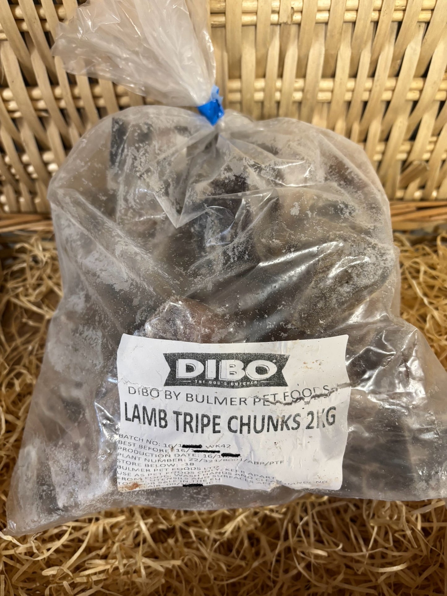 Lamb Tripe Chunks - Raw.