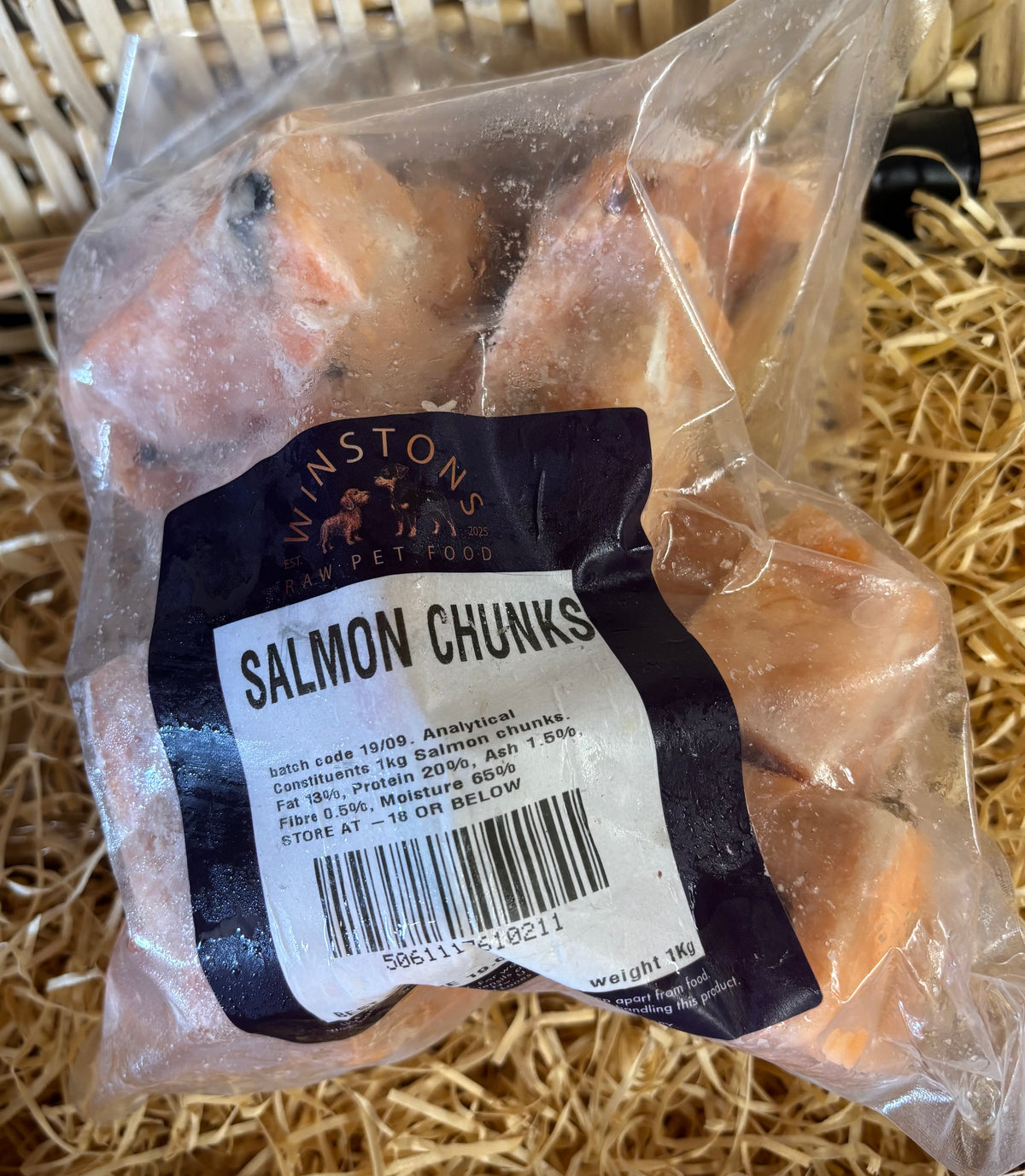 Fish - Salmon Chunks - Raw.