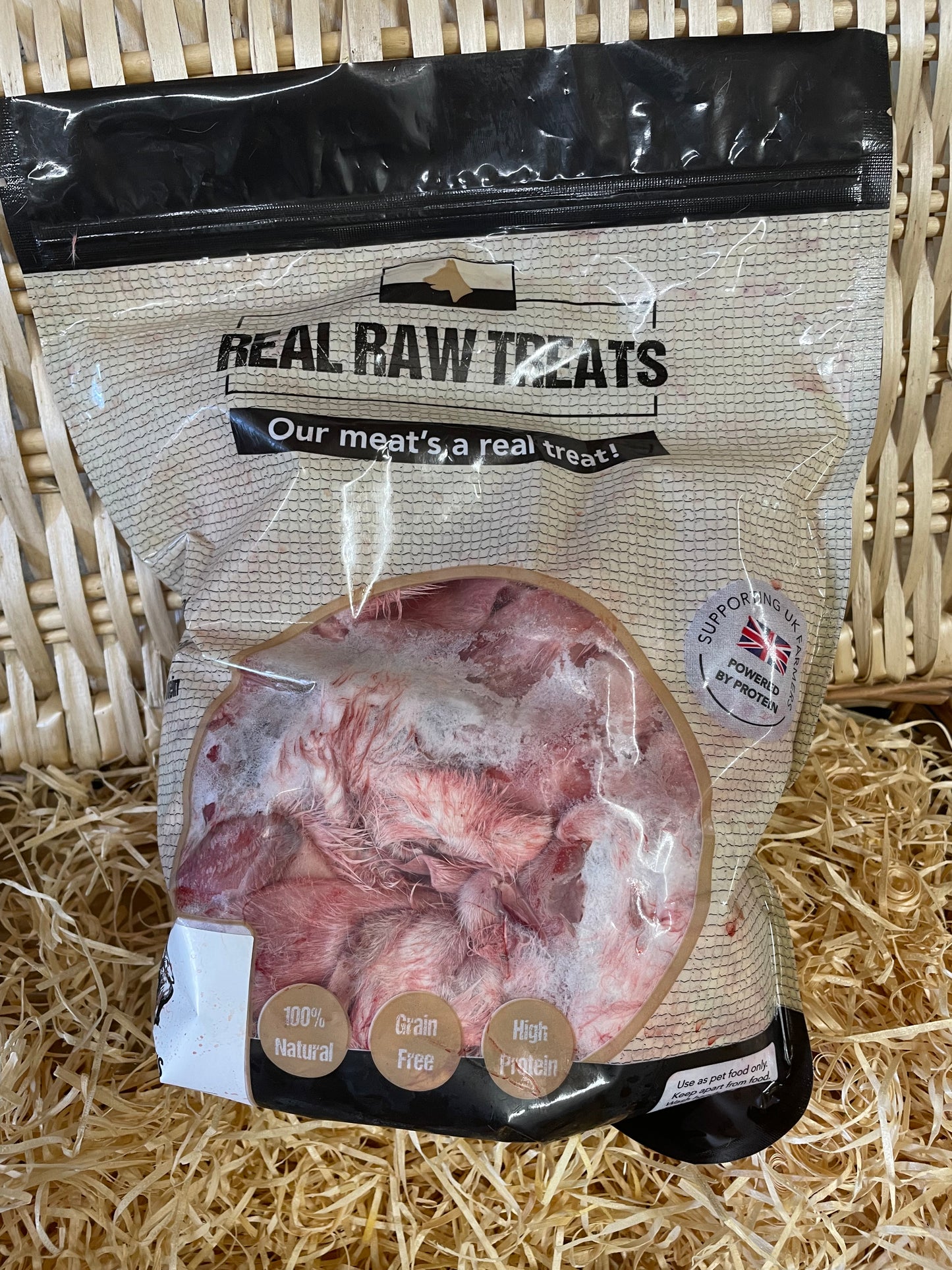 Rabbit Ears.  Raw