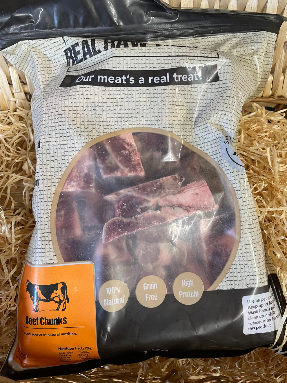Beef Chunks - Raw – TheRawFoodWarehouse
