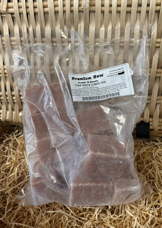 Fish - Tuna Mince Chunks.  Approx 1kg