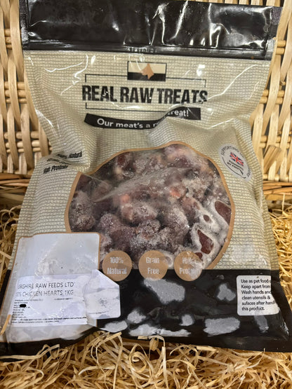 Hearts - Chicken.  Raw -  Approx 1kg