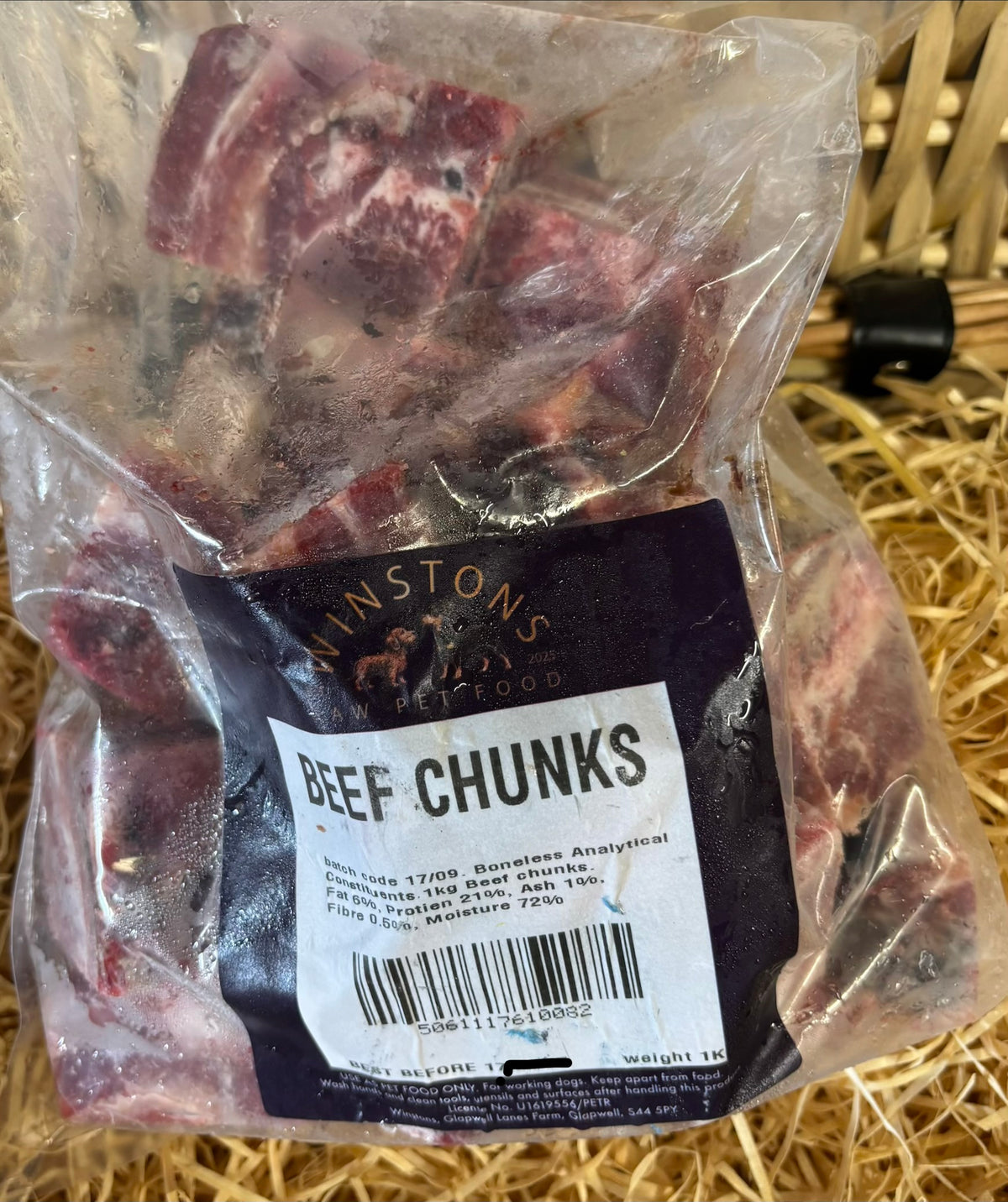 Beef Chunks - Raw