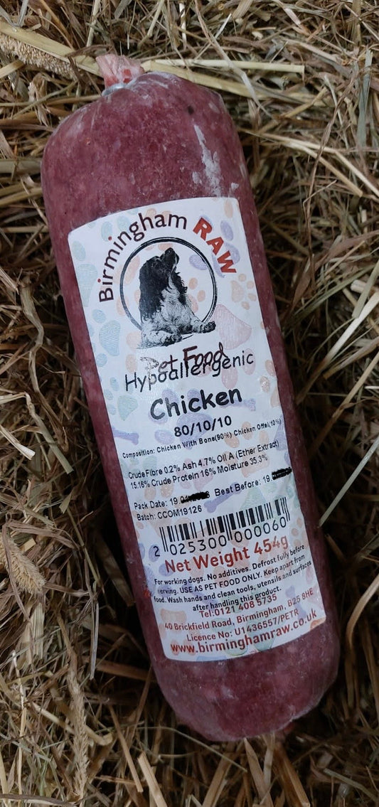 Chicken 80/10/10 Mince.  Birmingham Raw.  Single Protein.