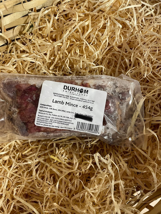 DAF Lamb 80/10/10 Mince.  Single Protein