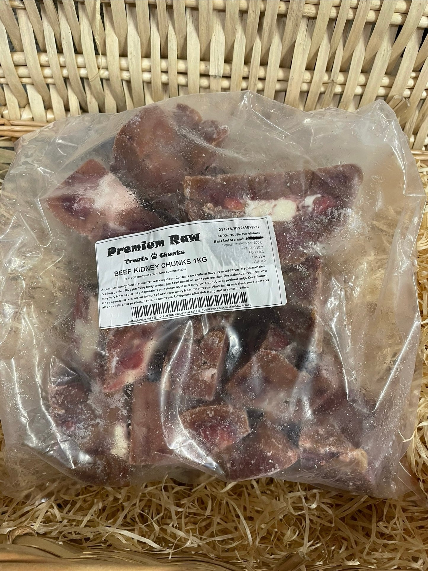 Offal - Kidney Chunks - Beef.