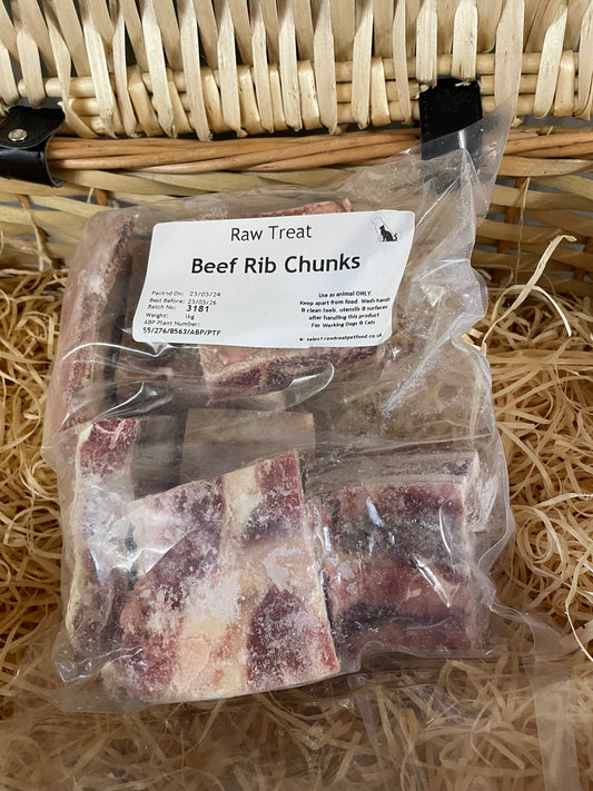 Beef Rib Chunks.  Approx 1kg