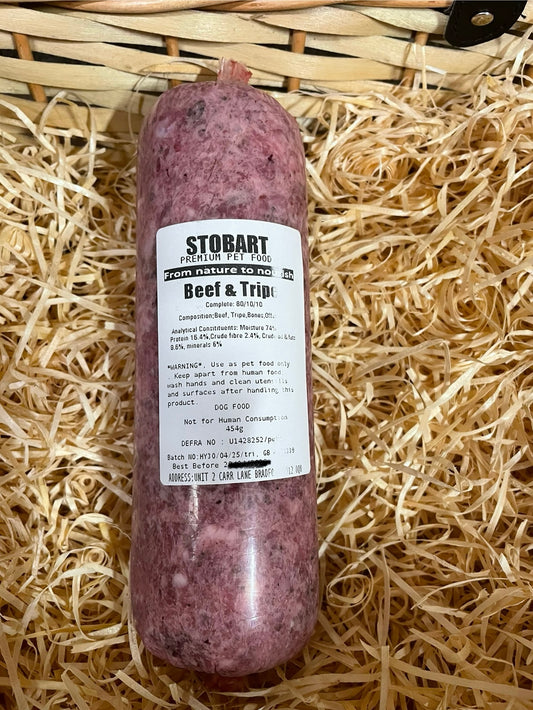 Stobart Premium Raw - Beef & Lamb Tripe 80/10/10 Mince